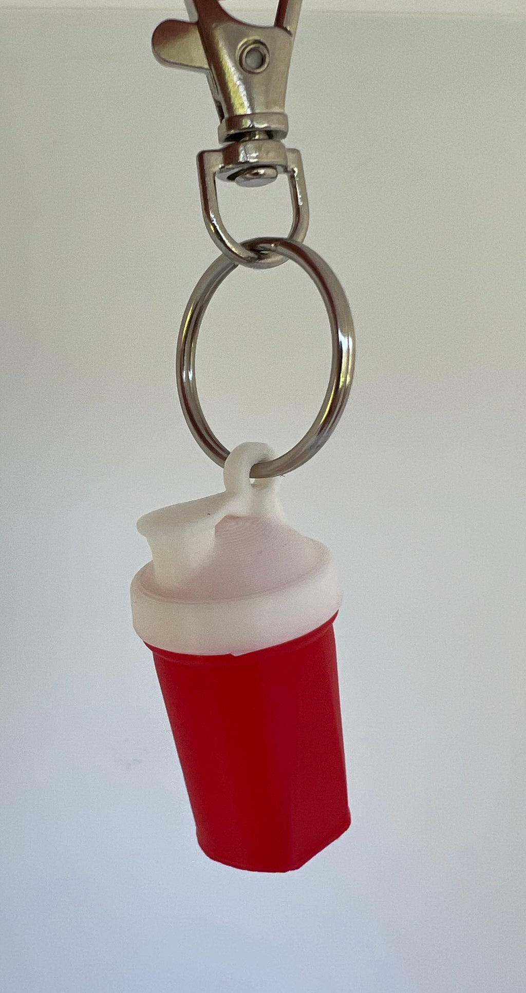 Shaker Bottle Key Chain