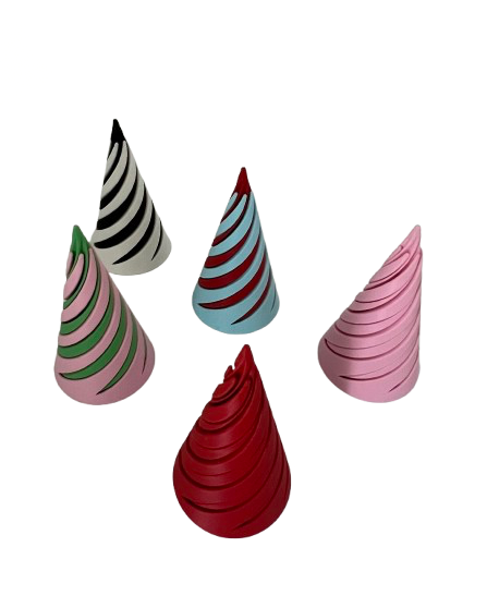 Cone Spiral Spinner - Pack of 3